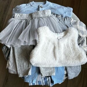 GRAY/ BLUE COLOR SCHEME WARDROBE